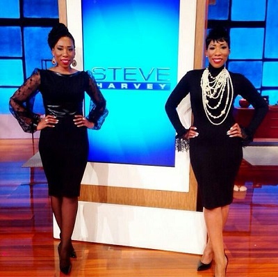 Karli Harvey along with her twin sister on her father's show. Know about Karli's career, profession, achievements